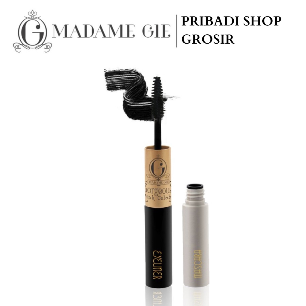 MASKARA DAN EYELINER 2IN1 MADAME GIE GEORGEUS WINK CELEBS MASCARA 2IN1