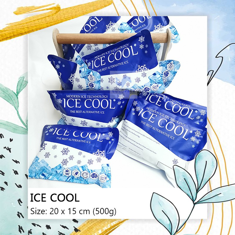 Ice Cool Gel Pack Pengganti Es Batu Tahan Dingin / Panas 500g