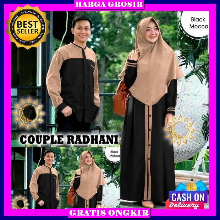 Sarimbit Lebaran (2023) Hafiz&Hafizah Family Gamis Plus Khimar- Baju Couple Keluarga Terbaru Ruby Ga