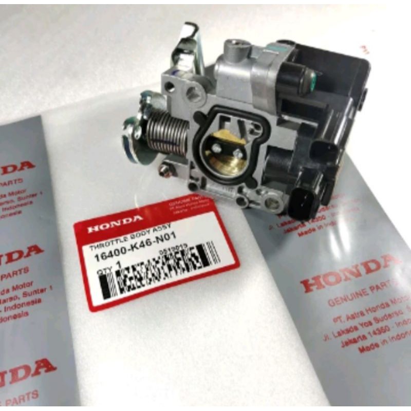 Throttle body Assy karburator injeksi Honda Vario 110 LED lama -Beat-Scoopy-Vario-Supra X 125 FI ori