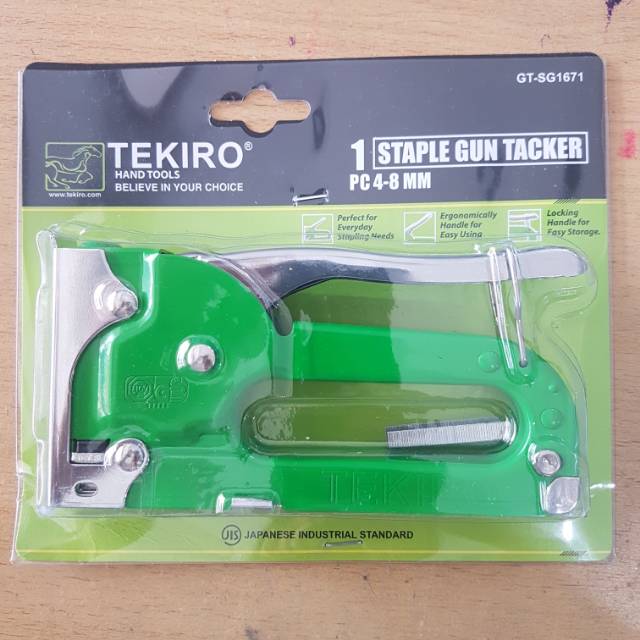 

Tekiro Staples Gun Tacker hekter tembak 4-8mm