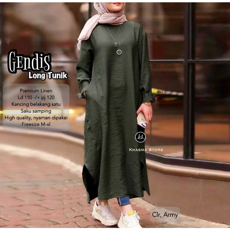 GENDIS LONG TUNIK BY KHASMA