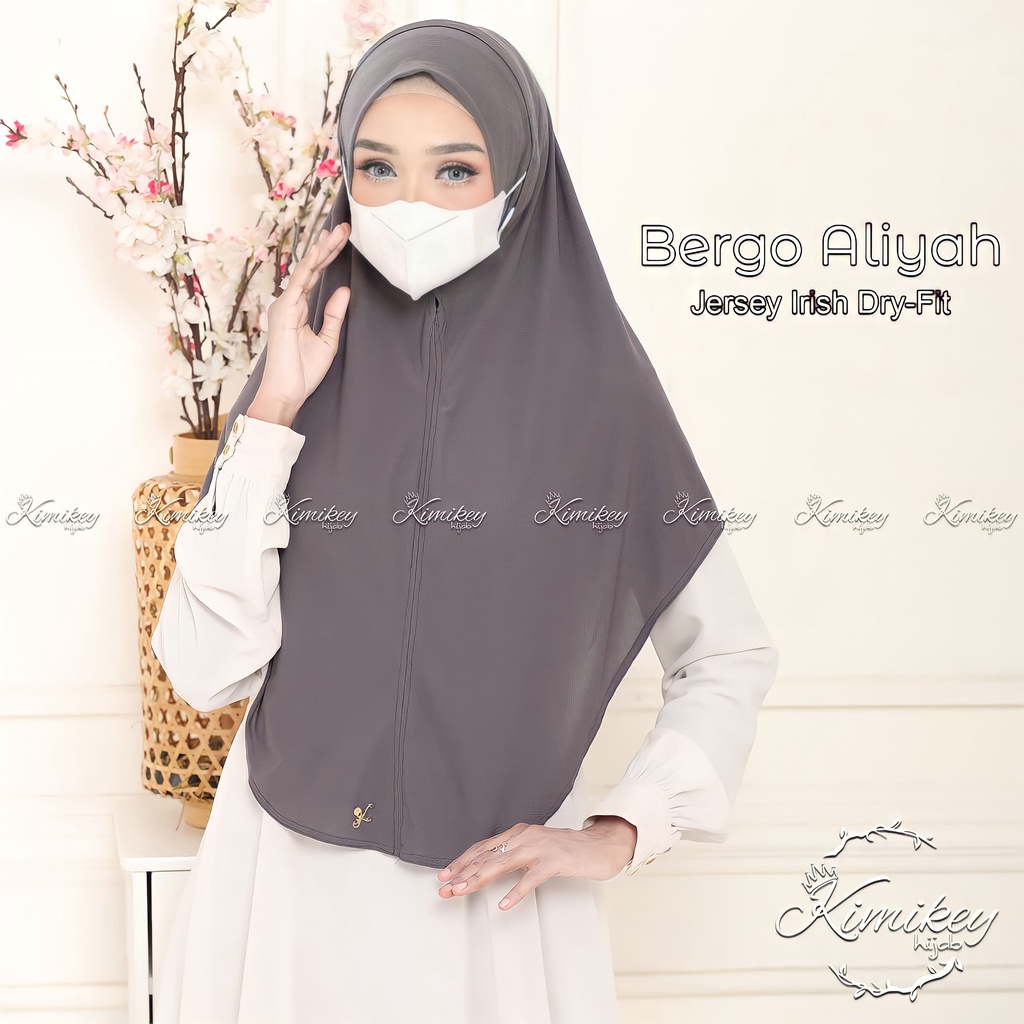 JILBAB  INSTAN BERGO ALIYAH KIMIKEY SIRIA NON PAD-3