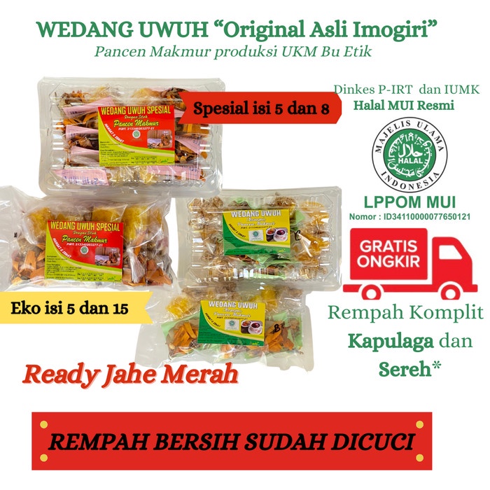 

TERBARU Oleh-oleh Jogja Wedhang / Wedang Uwuh Minuman Tradisional ASLI Imogiri - Jahe basah eko, Hemat isi 5