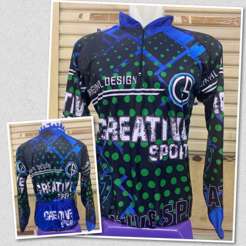 JERSEY GOWES/KAOS GOWES PANJANG/BAJU OBLONG SEPEDAH PRINT