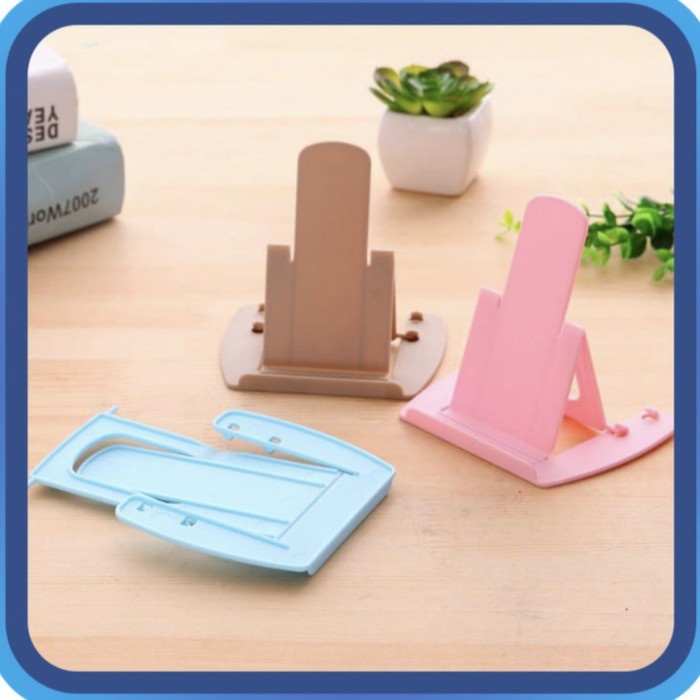 BISA COD-S857 SANDARAN LIPAT Penyangga Hp Ipad Tablet Stand Hp Warna Acak Murah