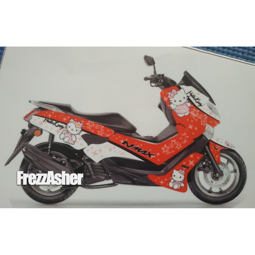 cutting sticker full body Nmax  stiker  variasi full bodi 