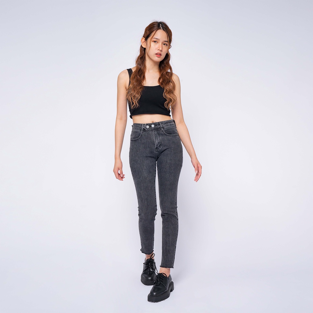 VIERLIN - Jeans 8002 - HIGH WAIST JEANS SKINNY