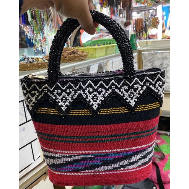 tas tenun ulap doyo hiasan manik manik tas tenteng tas jinjing tas manik tas tenun tas ulap doyo tas