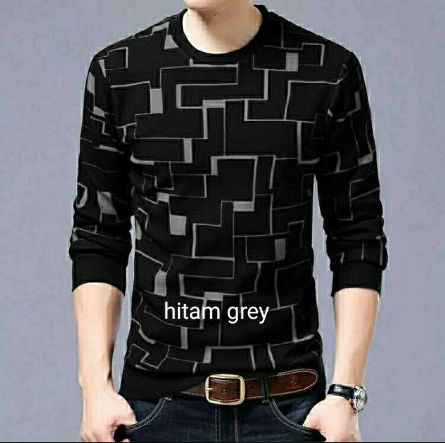 Baju Vren/Atasan Pria Kaos Lengan Panjang Casual