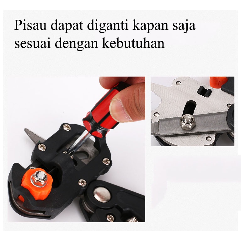 Grafting Tool Alat Sambung Pucuk Stek Okulasi Tanaman Gunting Stek Tanaman Cangkok