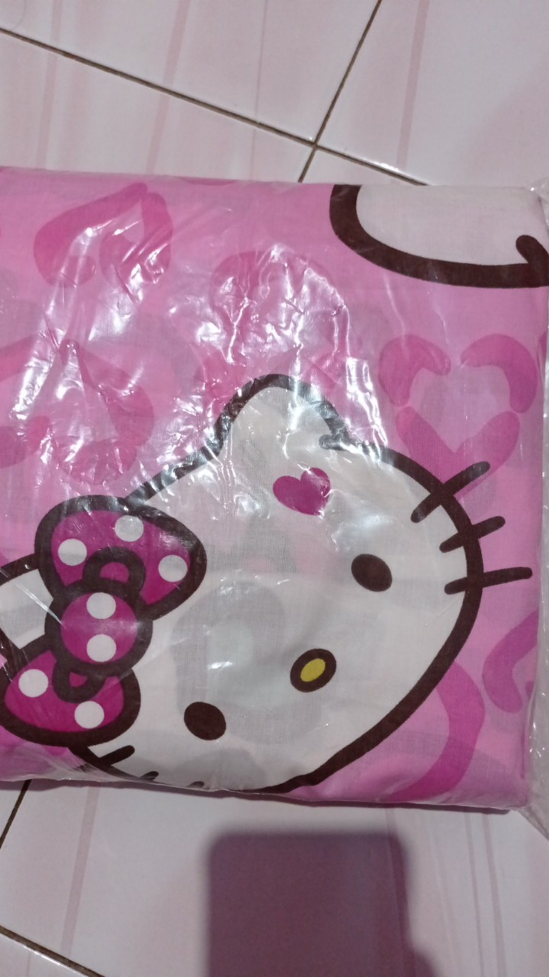 Sprei Hello Kitty Leopard Pink