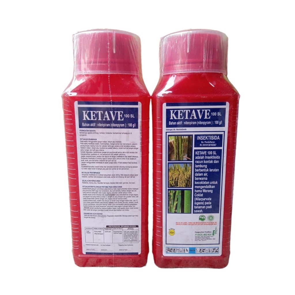 Insektisida Ketave 100 SL 500 ml Pembasmi Wereng Syram, Desanto 200g/l Niten 100 g/l