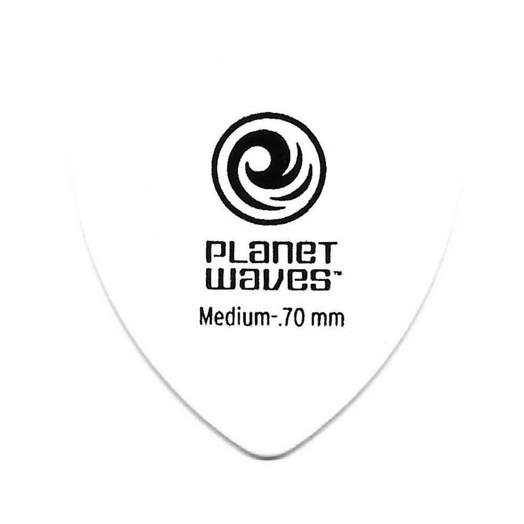 Planet Waves Celluloid WIDE White Pick Gitar