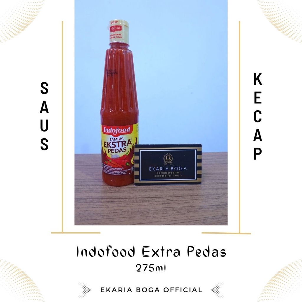 

SAUS | SAOS SAMBAL | INDOFOOD EXTRA PEDAS 275ML