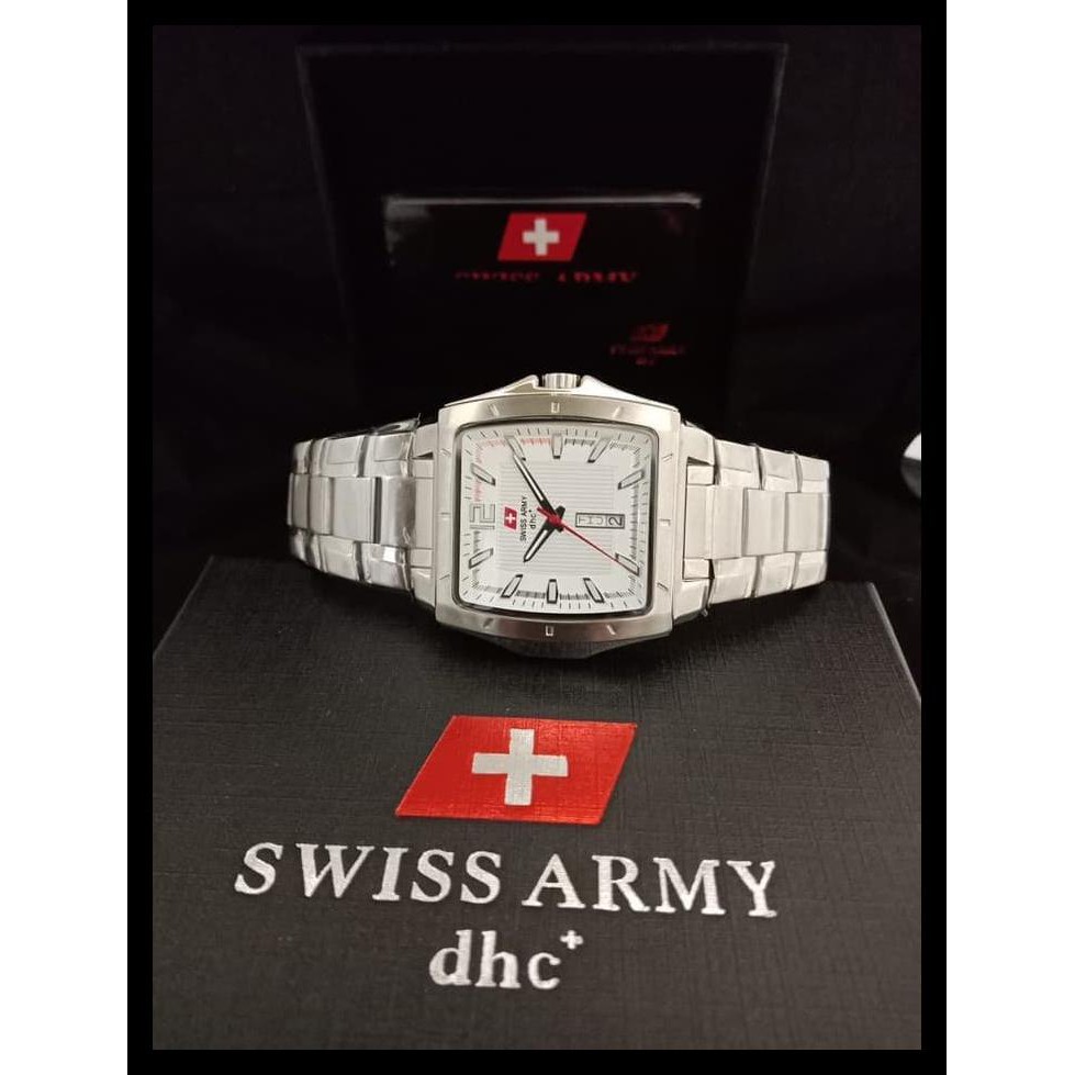 Indh JAM TANGAN SWISS ARMY DHC TYPE SA-0608M / JAM PRIA TERBARU SA0608M NEW Kode 817