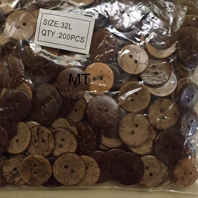 ✶ Kancing Batok Gepeng 32L/21mm ✧