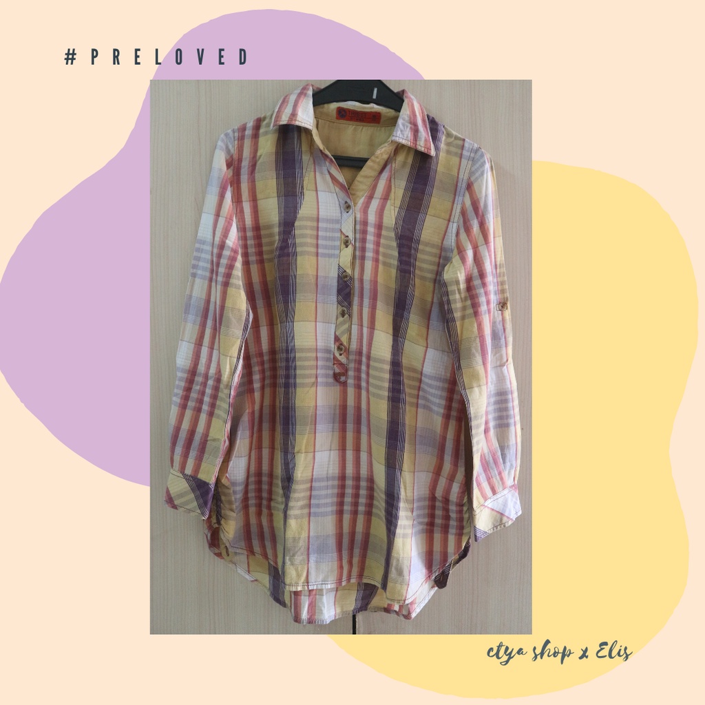 Preloved Kemeja Casual Wanita Triset