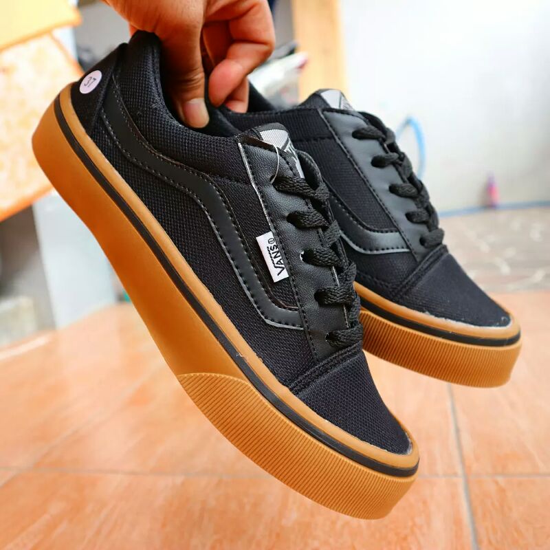 SEPATU VANS OLD SKOOL GUM BISA COD SEPATU KETS SNEAKERS SEPATU KASUAL SEPATU WANITA