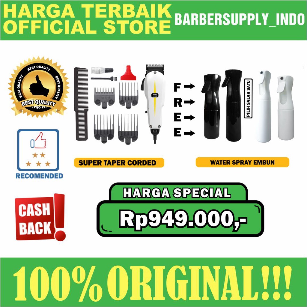 Wahl Super Taper Kabel Komplit ORIGINAL Alat Cukur Garansi Resmi