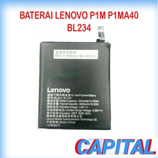BATERAI LENOVO P1M P1MA40 A5000 P70 BL234 ORIGINAL NEW