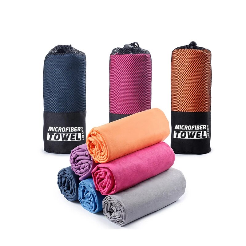 Handuk travel mini quick dry microfiber gym towel olahraga praktis cepat kering