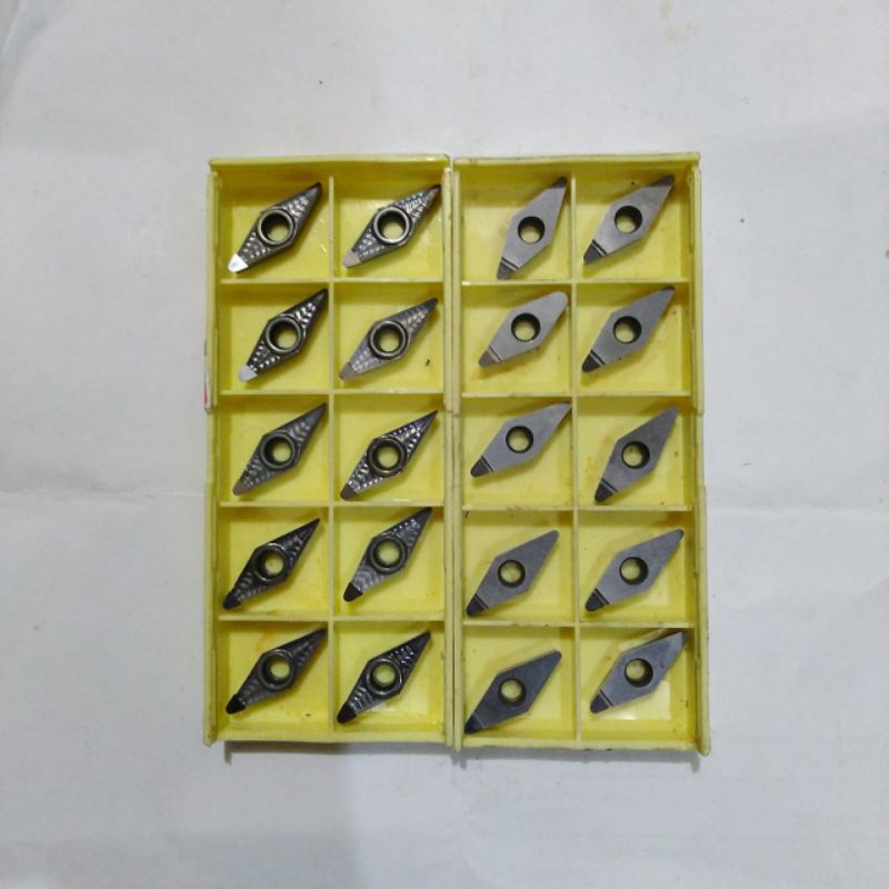 insert bubut DCMT 11T308 VP15TF MITSUBISHI.Harga  untuk 1 bok