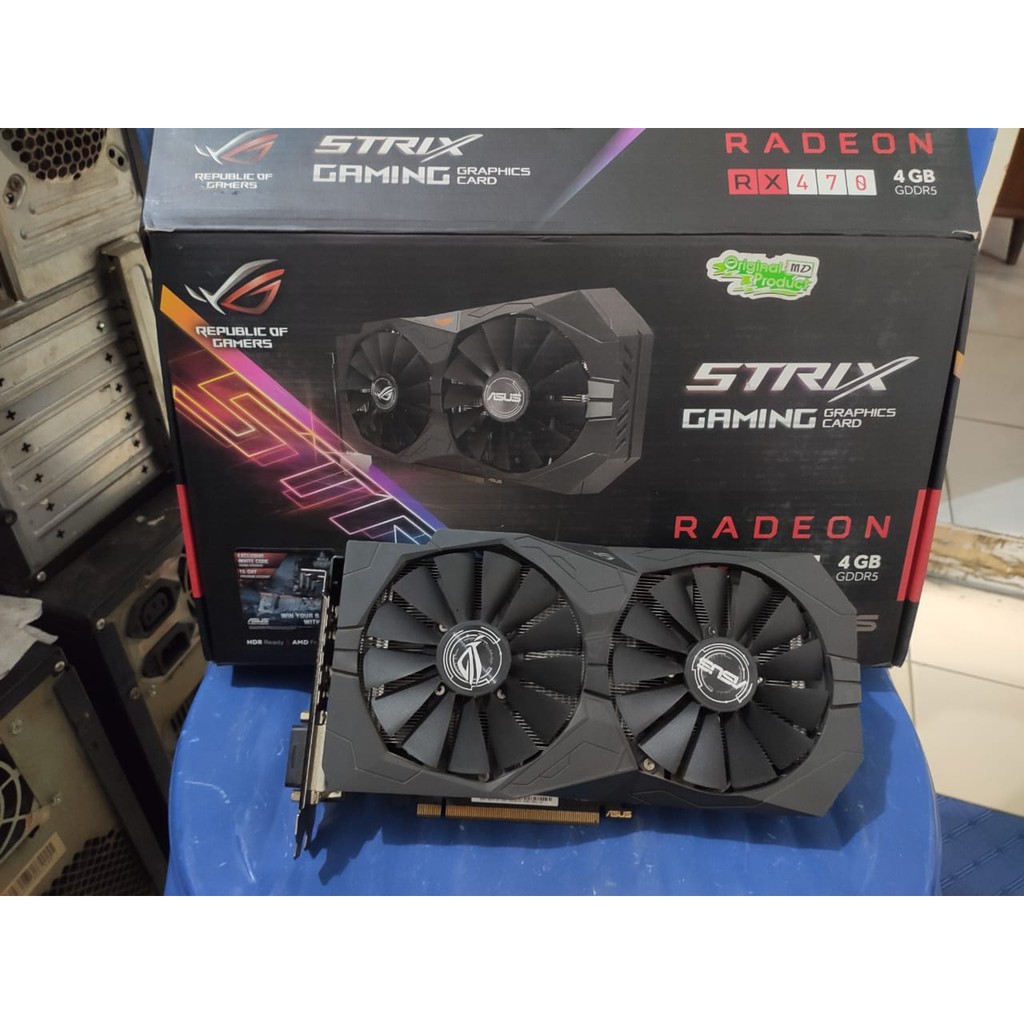 ASUS STRIX ROG RX470 4GB (BEKAS)