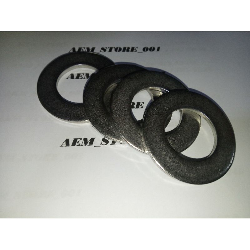 ring flat M30 (3cm) stainless 304 din125a