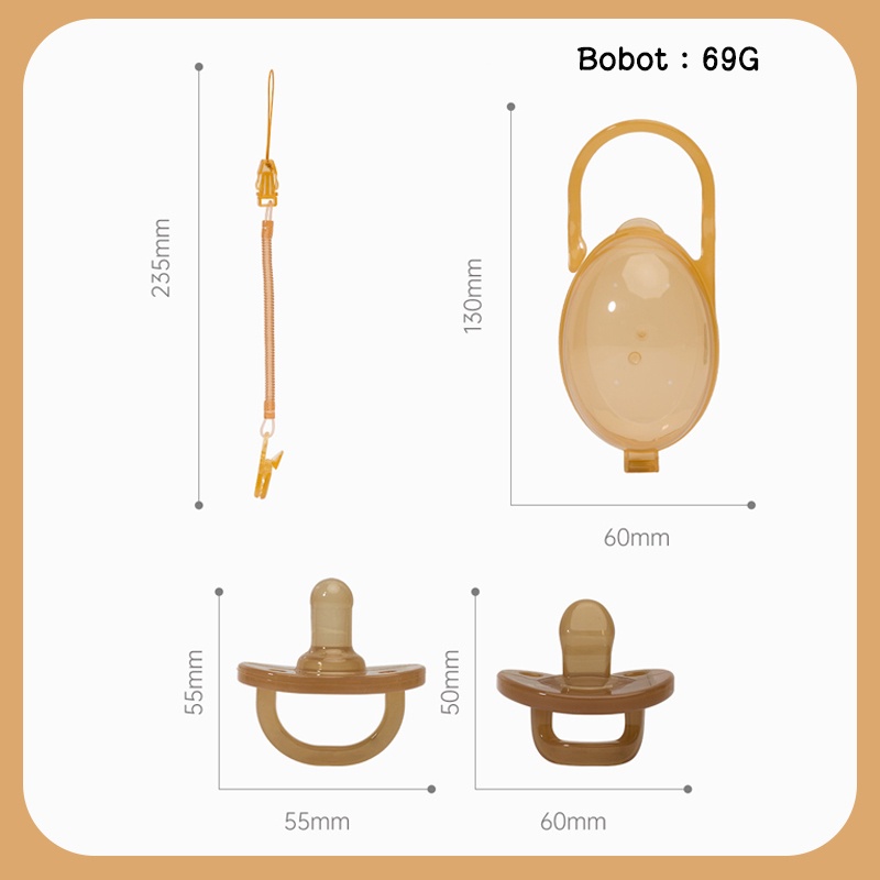 Dot bayi/Perlengkapan bayi/Empeng/Empeng bayi 0 6 bulan (B79)