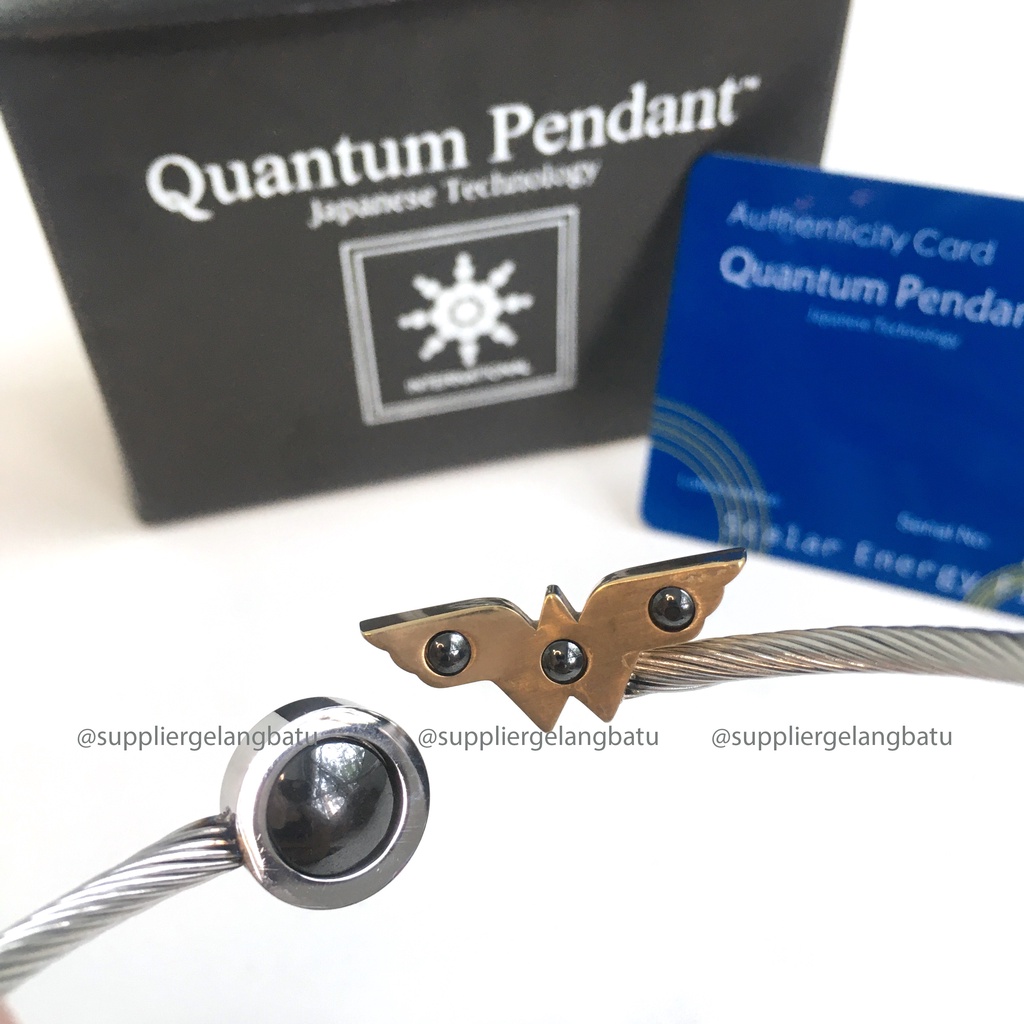 PROMO ASLI Gelang Kesehatan ADJUSTABLE Energi Ion quantum WONDER WOMAN