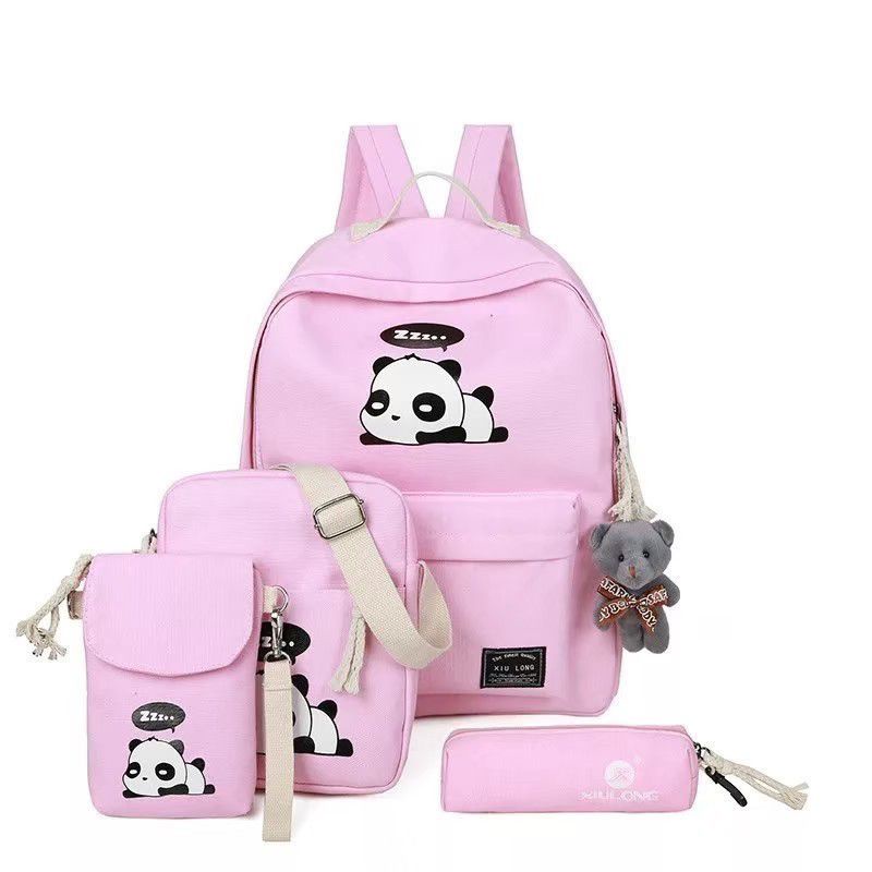 Tas Ransel sekolah anak sekolah cocok pake di musim panas panda tidur