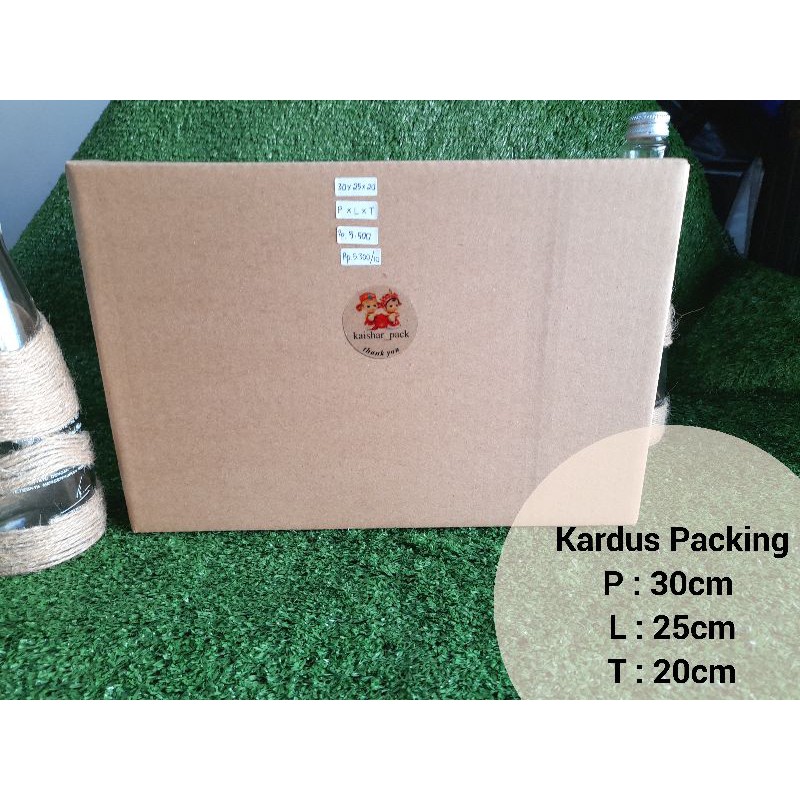 Jual Kardus Packing Ukuran 30cm X 25cm X 20cm P X L X T Shopee