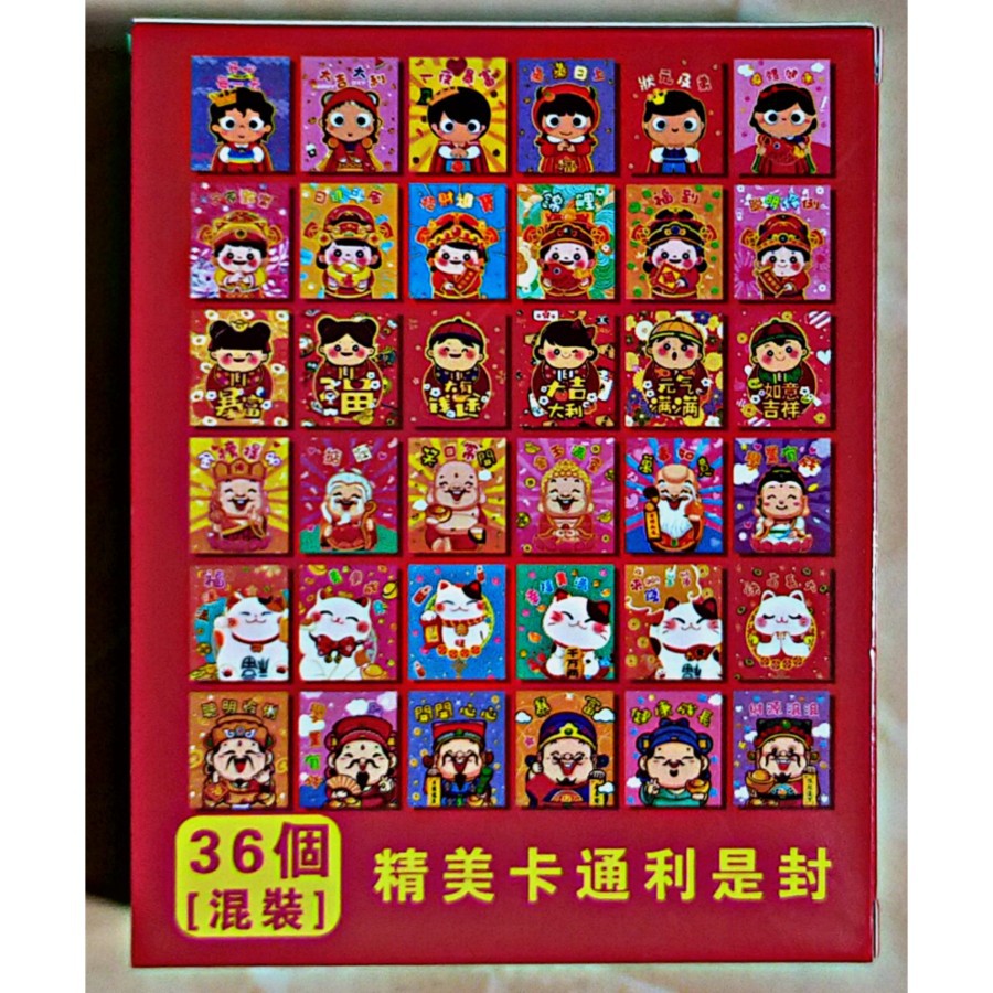 

Angpau Karakter Murah Angpau Imlek Isi 36 Lembar Best Seller