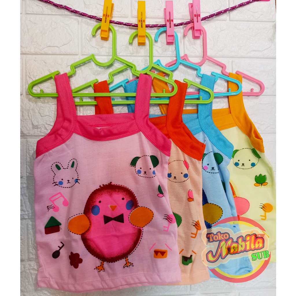 SINGLET  WARNA ANAK PEREMPUAN DAN COWOK / KAOS DALAM ANAK GAMBAR /SINGLET PREMIUM / Singlet Murah / 