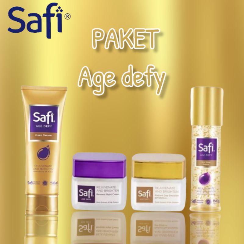 Paket Hemat Safi Age Defy / Starter Pack Safi Age Defy for Normal - Oily Skin