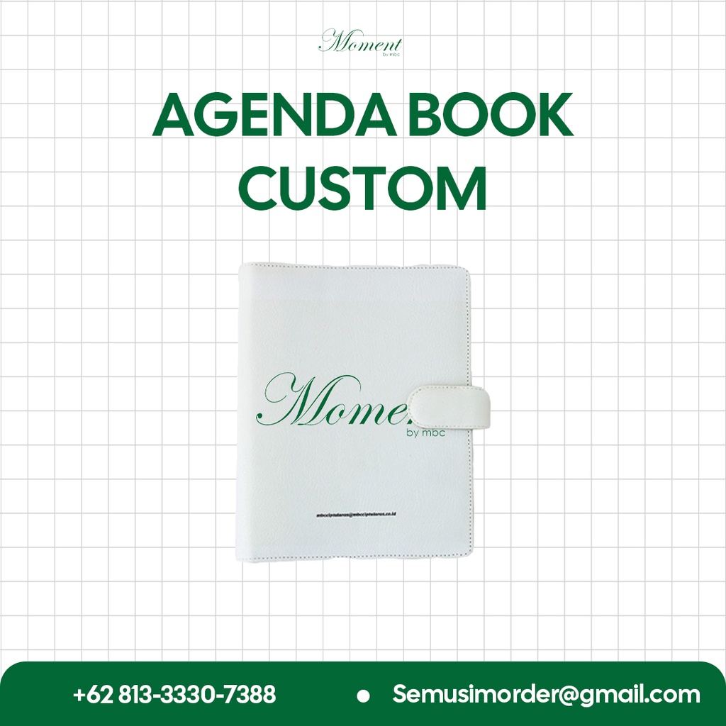 

Moment - Agenda Book Custom