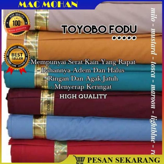 COD {BEST QUALITY} KAIN TOYOBO FODU BY THOMPSON ORI / KAIN KATUN JEPANG TOYOBO ROYALMIX FD NITTIBO S