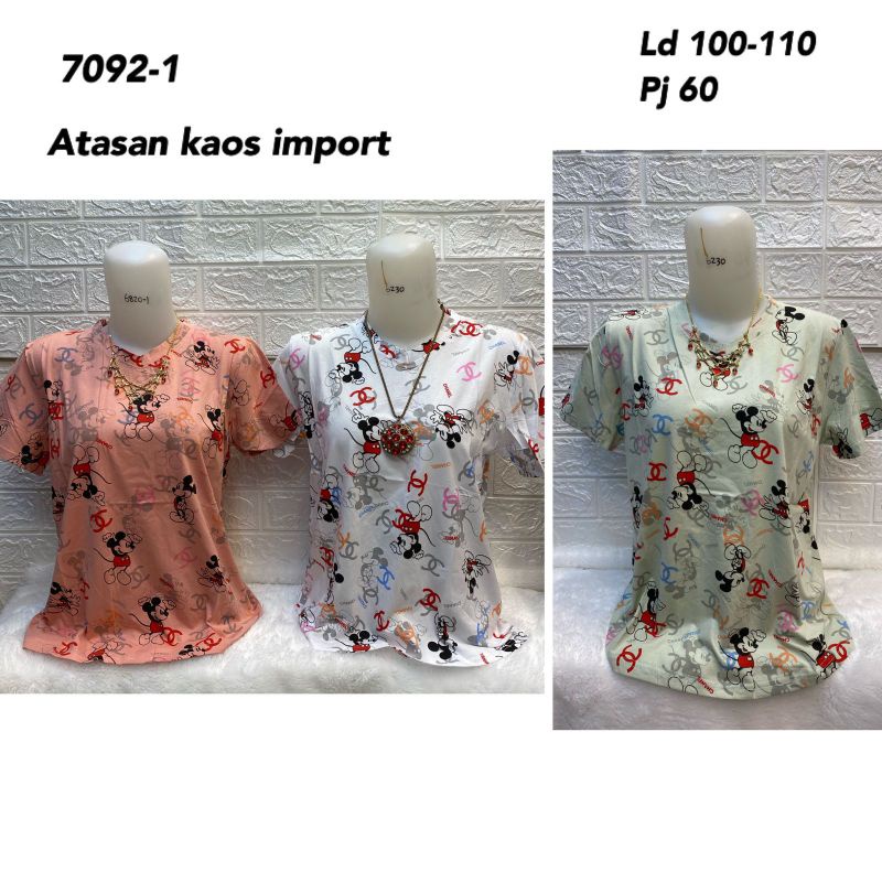 Atasan kaos import