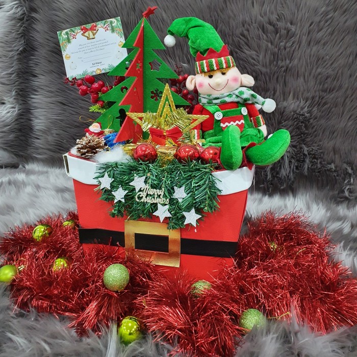 

Paket dekorasi hampers natal christmas parcel hadiah 14
