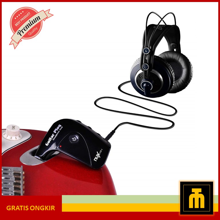 Ampli Amplifier Gitar Akustik Elektrik Listrik Efek Gitar Distorsi Mini Portable Headphone  MP3 In