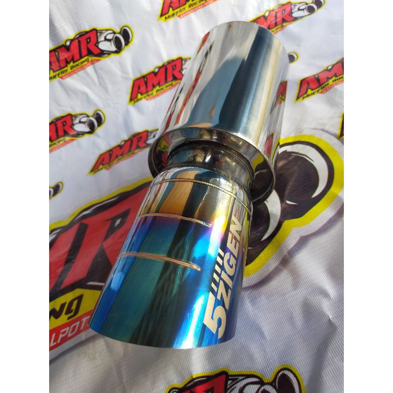 Knalpot Mobil Racing 5ZIGEN BIRU