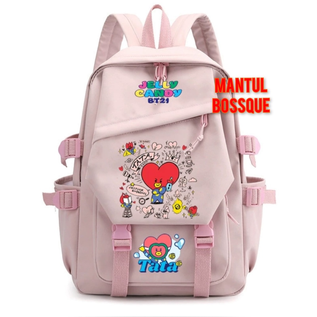 samasuka.shop - tas anak anak remaja ransel 16 inch kpop band Korea Among BT21