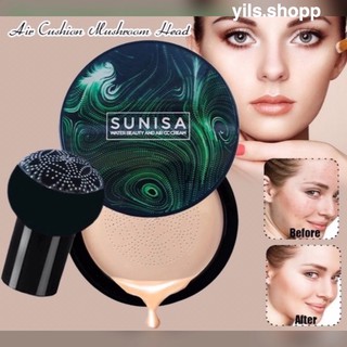 Image of SUNISA Mushroom Head Air Cushion BB CC Cream moisturizing Foundation 100% Ori CC CREAM WATERPROOF