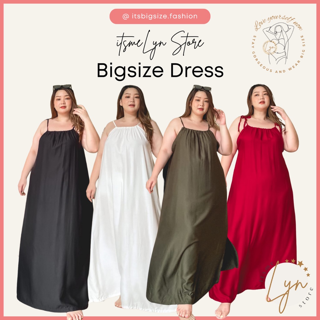 (COD) PROMO KENNI BIG SIZE MAXI DRESS TANK TOP PANTAI PANJANG POLOS SEKSI WANITA CURVY UKURAN BESAR 