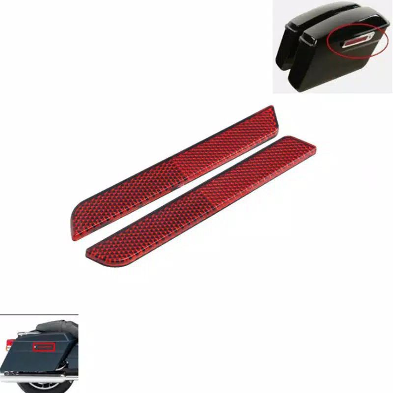 Reflektor saddle bag harley