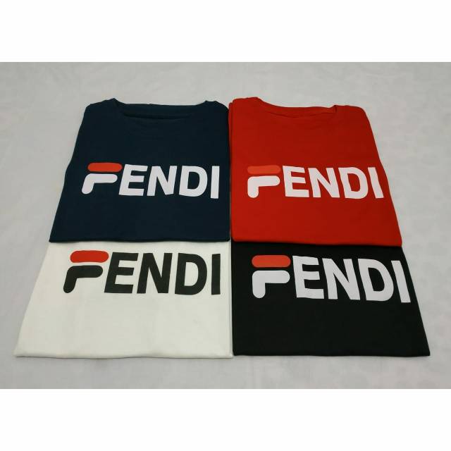 kaos girl fendi atasan wanita kaos wanita terkini kaos wanita terbaru kaos santai wanita