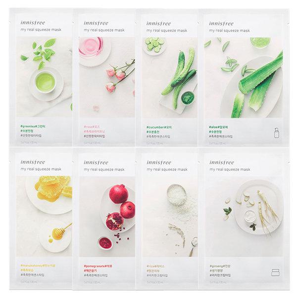 INNISFREE MY REAL SQUEEZE Sheet Mask Ori korea