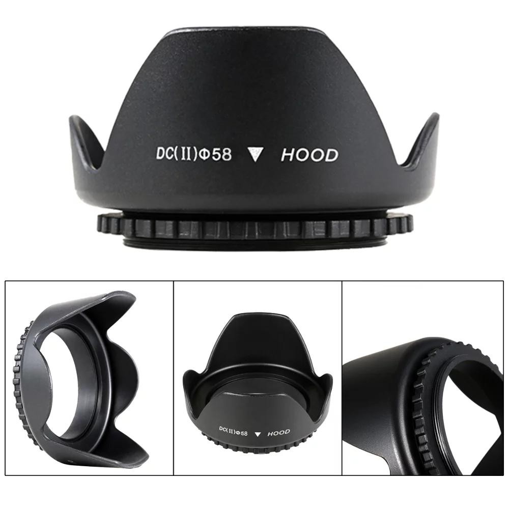 Jual Lens Hood Lensa Kamera 58mm (Universal Flower Hood) Shopee Indonesia
