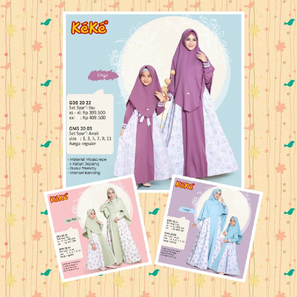 Keke Sarimbit Couple IBU dan ANAK SYAR'I